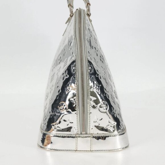 LOUIS VUITTON Monogram Miroir Alma GM Bag Silver Argent M95273 LV Auth 125593AV - Picture 6 of 15